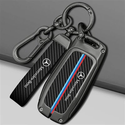 Mercedes Key FOB Caja de cuero